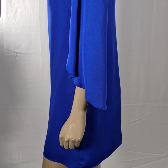 Blue flowy dress Small no tag - Picture 3 of 4